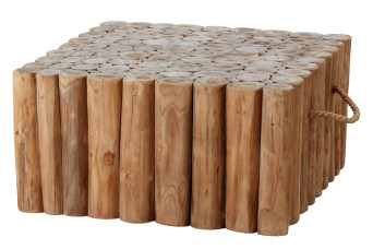  Apple Bee | Koffietafel Twiggy 70 x 70 x 35 cm | Met Handvaten 757775-31